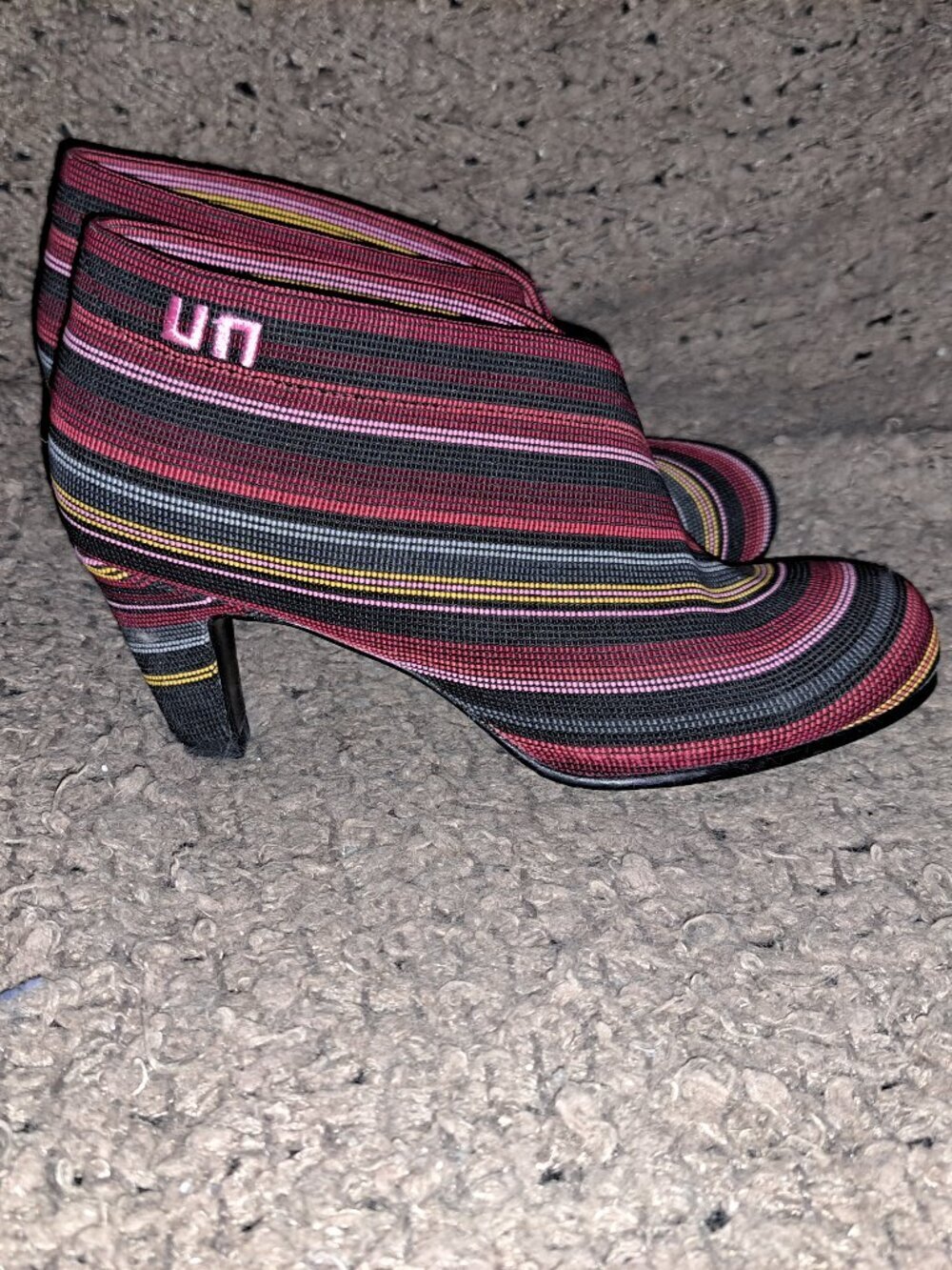 UNITED NUDE-Mid Fold-Colorful Ankle Boots-Textile-Size 36-Near Mint - Picture 5 of 8